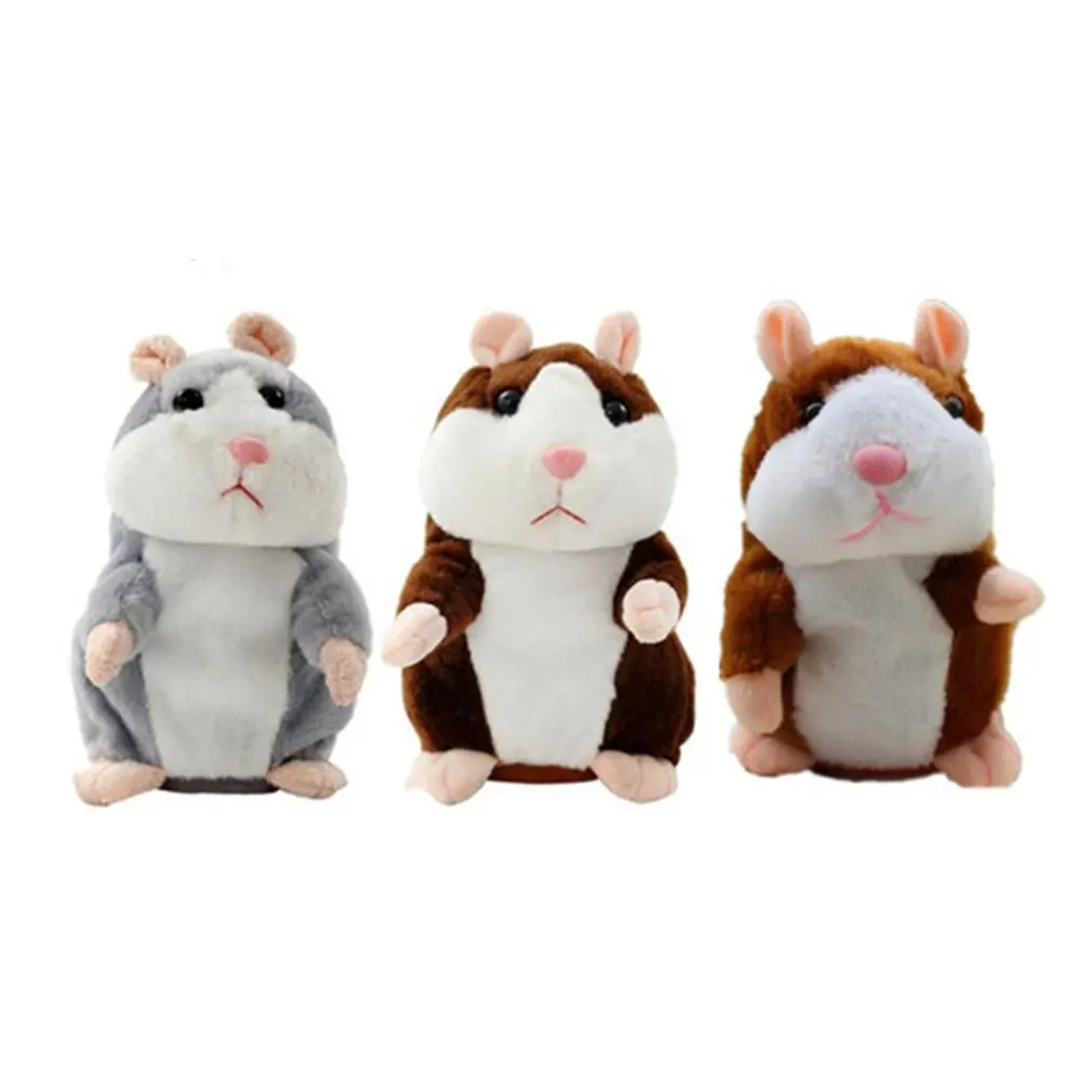 

Speaking Talking Hamster Mouse Pet Speak Sound Record Hamster Educational Stuffed & Plush Animals Sweetie Toys For Children Gift