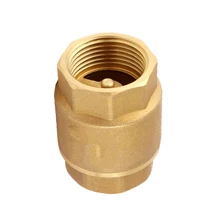 1/" 3/4" " BSP внутренняя резьба латунный вертикальный подъемный пружинный обратный клапан односторонний обратный клапан для воды