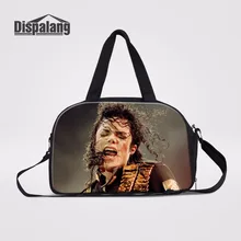 Dispalang большой Ёмкость Для женщин Чемодан Путешествия Duffle Сумки Майкл Джексон дорожные сумки для поездок Чемодан сумки MJ вентиляторы подарки