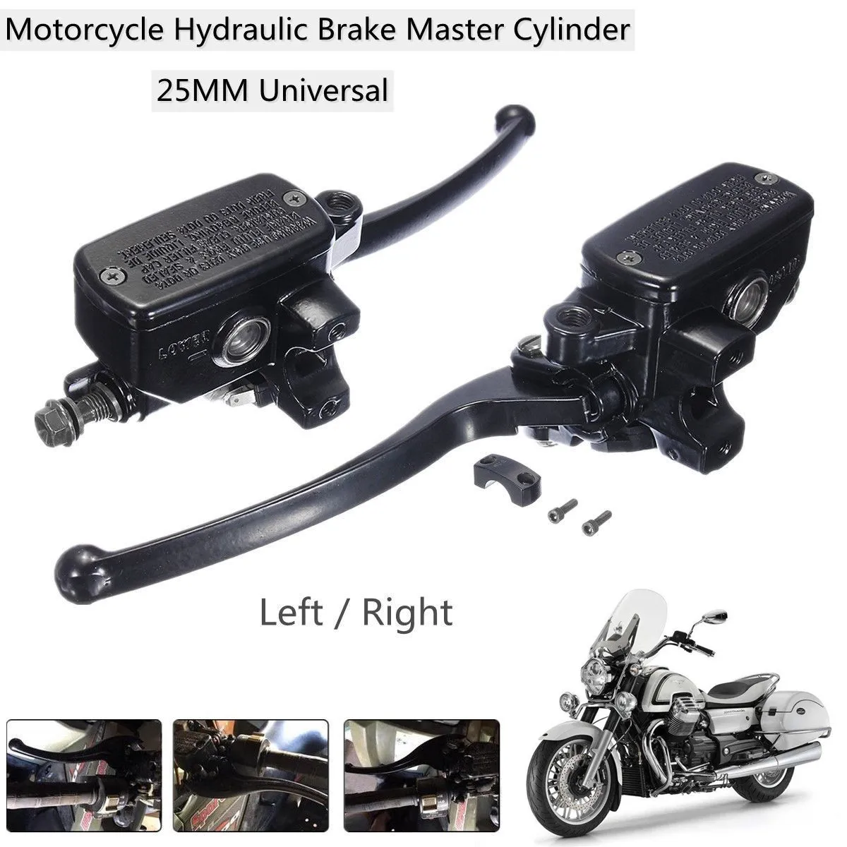 1 Inch 25MM Left Right Universal Motorcycle Brake Master Motorbike Cylinder Hydraulic Pump Clutch Lever цена 1 Inch 25MM Left Right Universal Motorcycle Brake Master Motorbike Cylinder Hydraulic Pump Clutch Lever цены онлайн