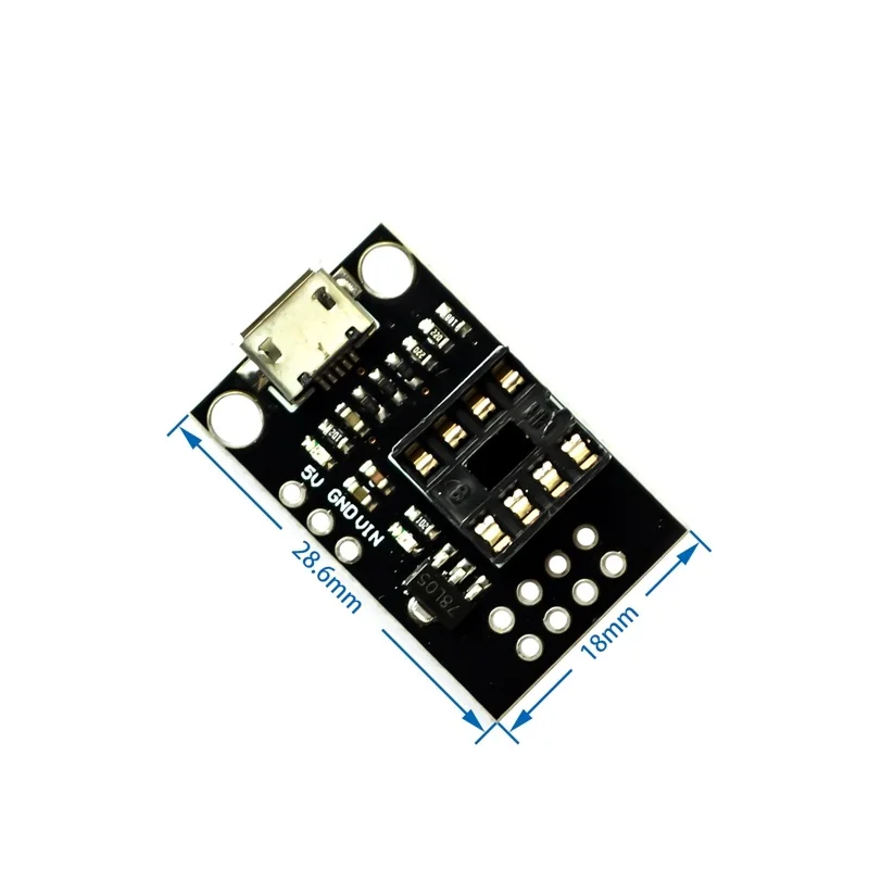 Новый 1 шт. ATtiny13A/ATtiny25/ATtiny45/ATtiny85 может быть подключен к программной плате для