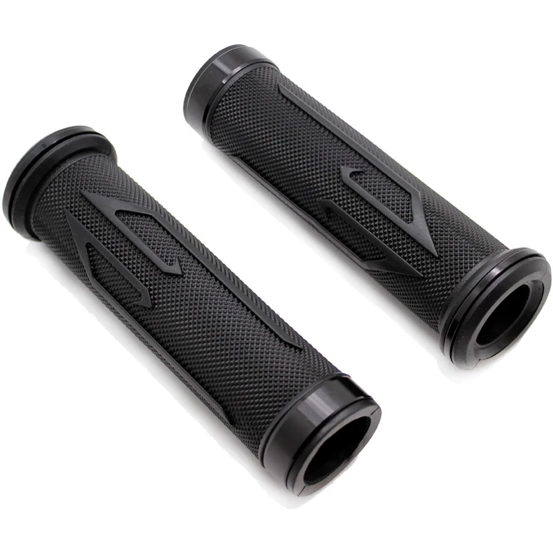 Nordson Black Universal 22mm Motorcycles Handle Grips Handlebar Grips for Suzuki Honda Kawasaki Yamaha Buell Ducati