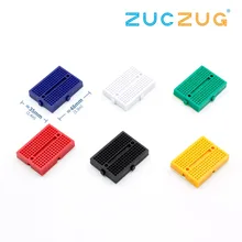 SYB-170 Mini Prototype sans soudure Test expérimental platine de prototypage 170 points de liaison 35*47*8.5mm(China)