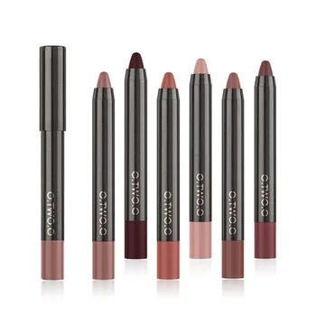 

1pc Matt Sexy Red Lipstick Pen Cosmetics Pigment Nude Waterproof Long Lasting Velvet Lipstick Pencil Lip Tint Beauty Makeup Tool
