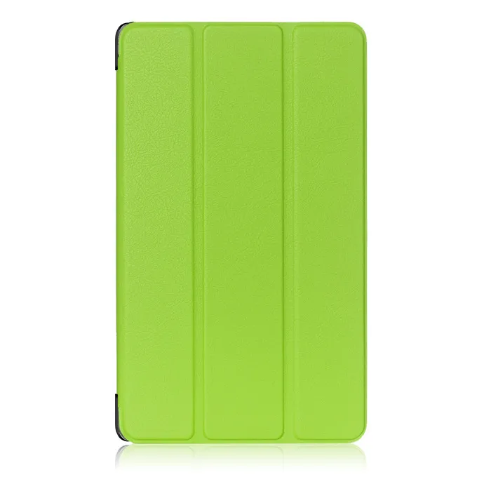 Полиуретановый чехол-подставка для huawei Mediapad M3 Youth Lite 8 CPN-L09 CPN-W09 CPN-AL00 8," планшет+ 2 шт Защитная пленка для экрана - Цвет: Зеленый