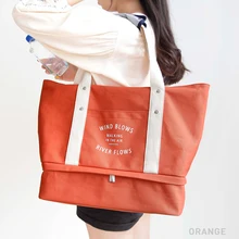 Спортивная сумка, сумка через плечо, большая Холщовая Сумка для хранения обуви, сумка для мам