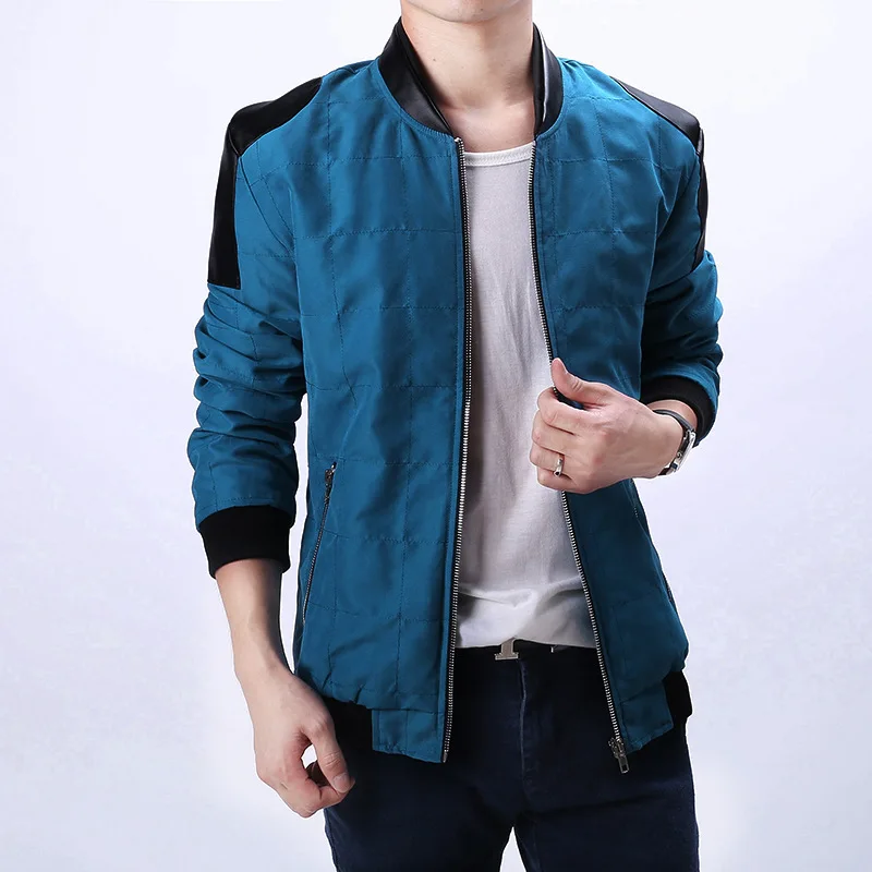 Autumn Men's Jacket Casual Fashion Big Size Slim J...