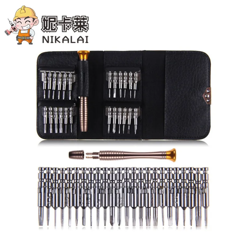 

new [25 in 1] Screwdriver Set Torx Screwdriver Repair Tool Set For iPhone Cellphone Tablet PC Hand Repair Dismantle Tools