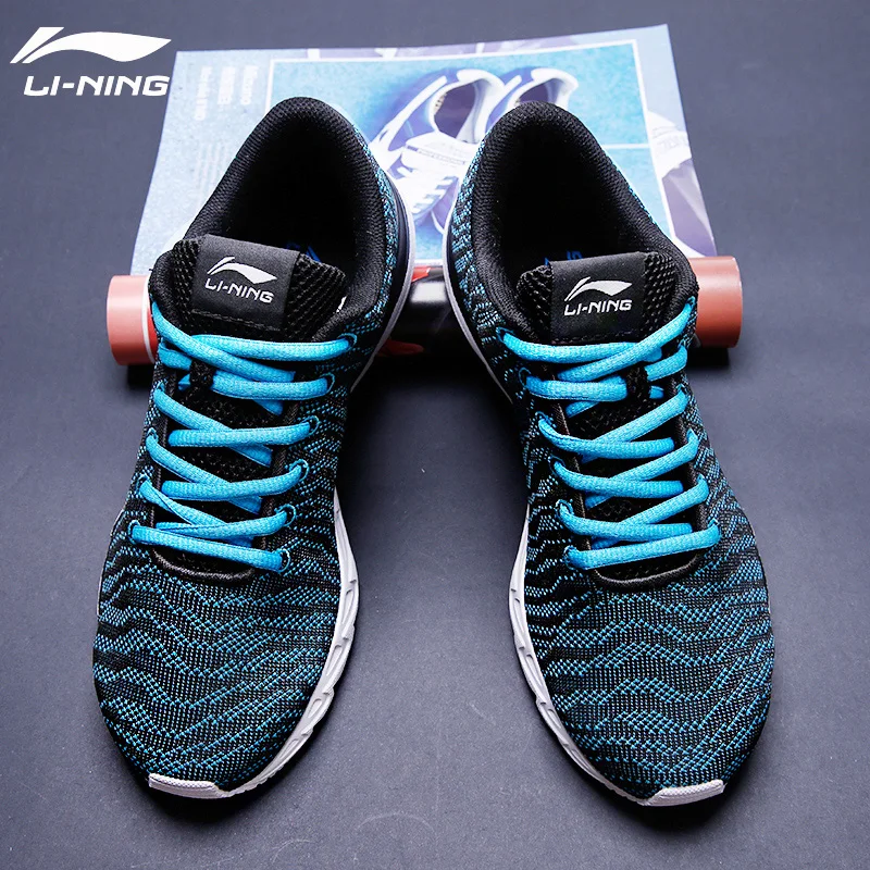 Li-Ning/Мужская обувь года; светящийся светильник; дышащие Текстильные кроссовки; удобная спортивная обувь с подкладкой; супер светильник; обувь для бега
