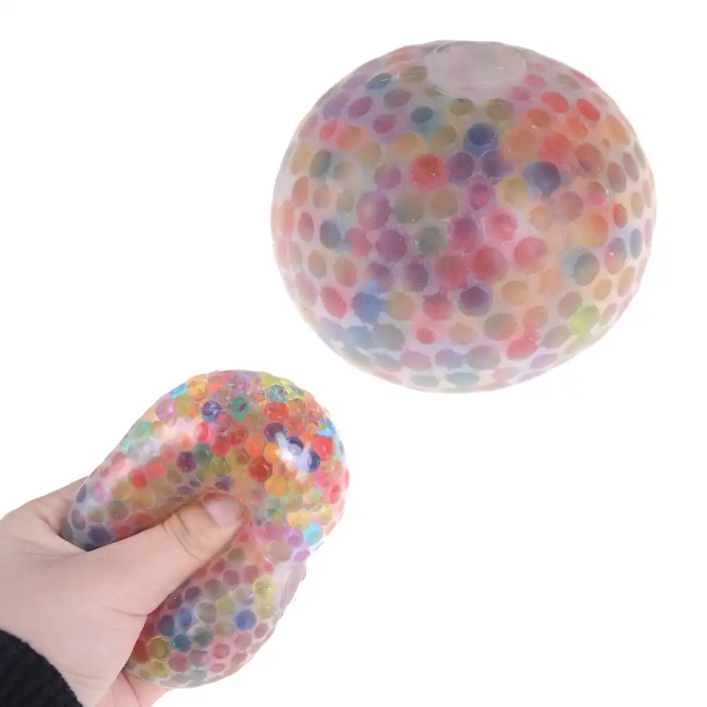 rainbow mesh ball