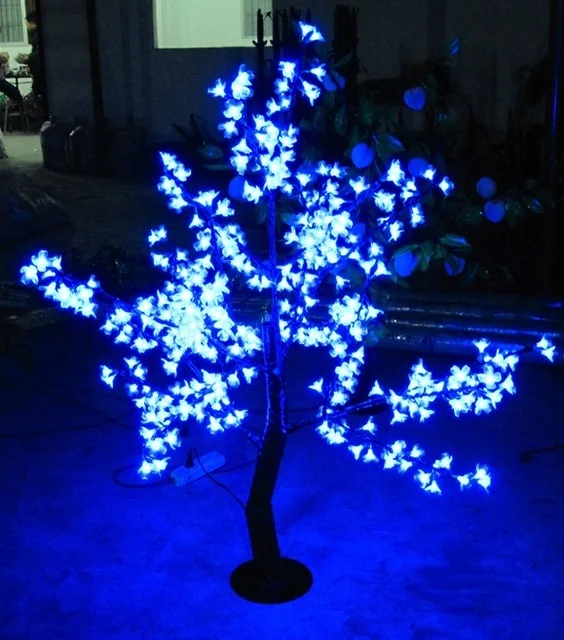 Блестящий светодиодный светильник с цветущей вишней для рождественской елки, водонепроницаемый садовый ландшафтный светильник для украшения свадебной вечеринки Chrisma - Цвет: 02