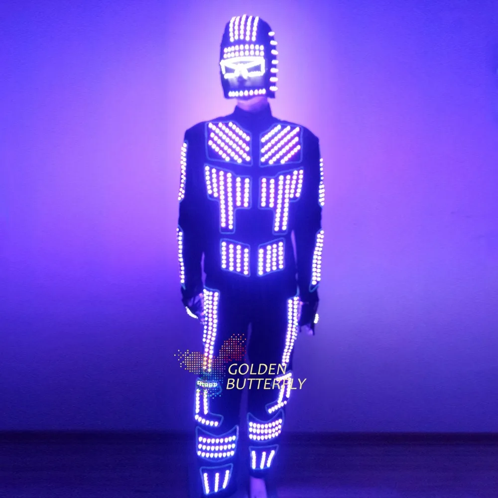 LED Suits Glowing For Clothes Fashion Luminous Costumes Trousers Talent