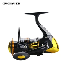 GUGUFISH металлическая катушка спиннинга 2000-9000 серия Рыбная соленая вода Рыболовная катушка Pesca колесо 12+ 1 Шарикоподшипник 5,5: 1