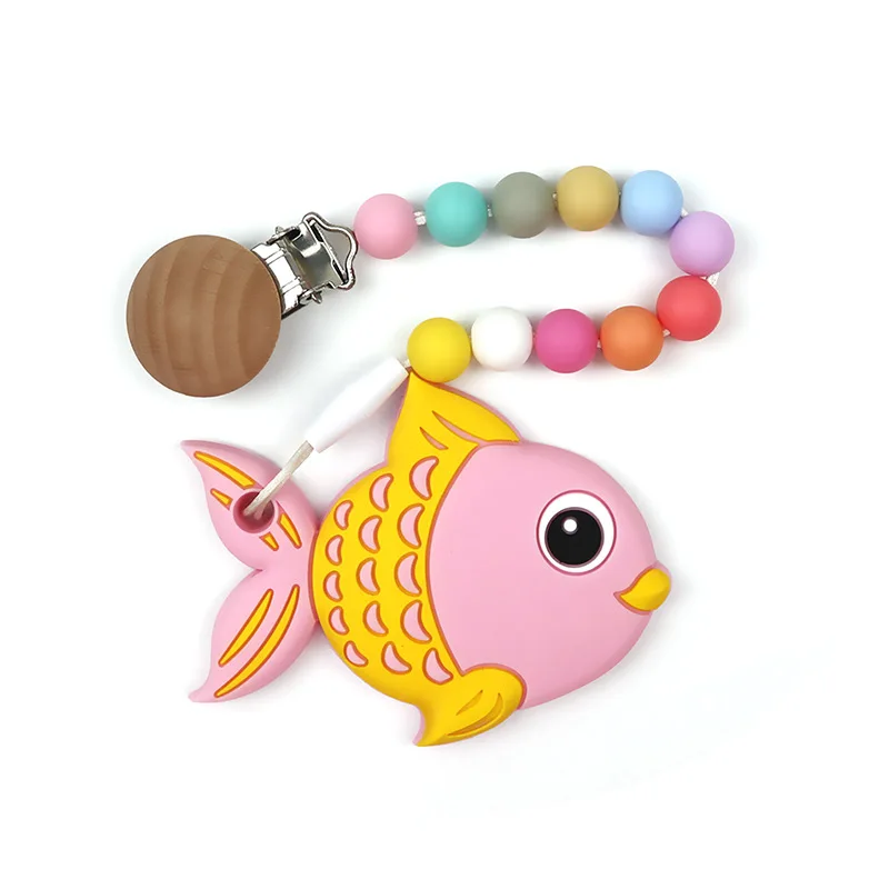 

10Pcs Silicone Beads 12mm Baby BPA Free Baby Teethers DIY Necklace Pacifier Chain Silicone Candy Colors Teething Ball Beads