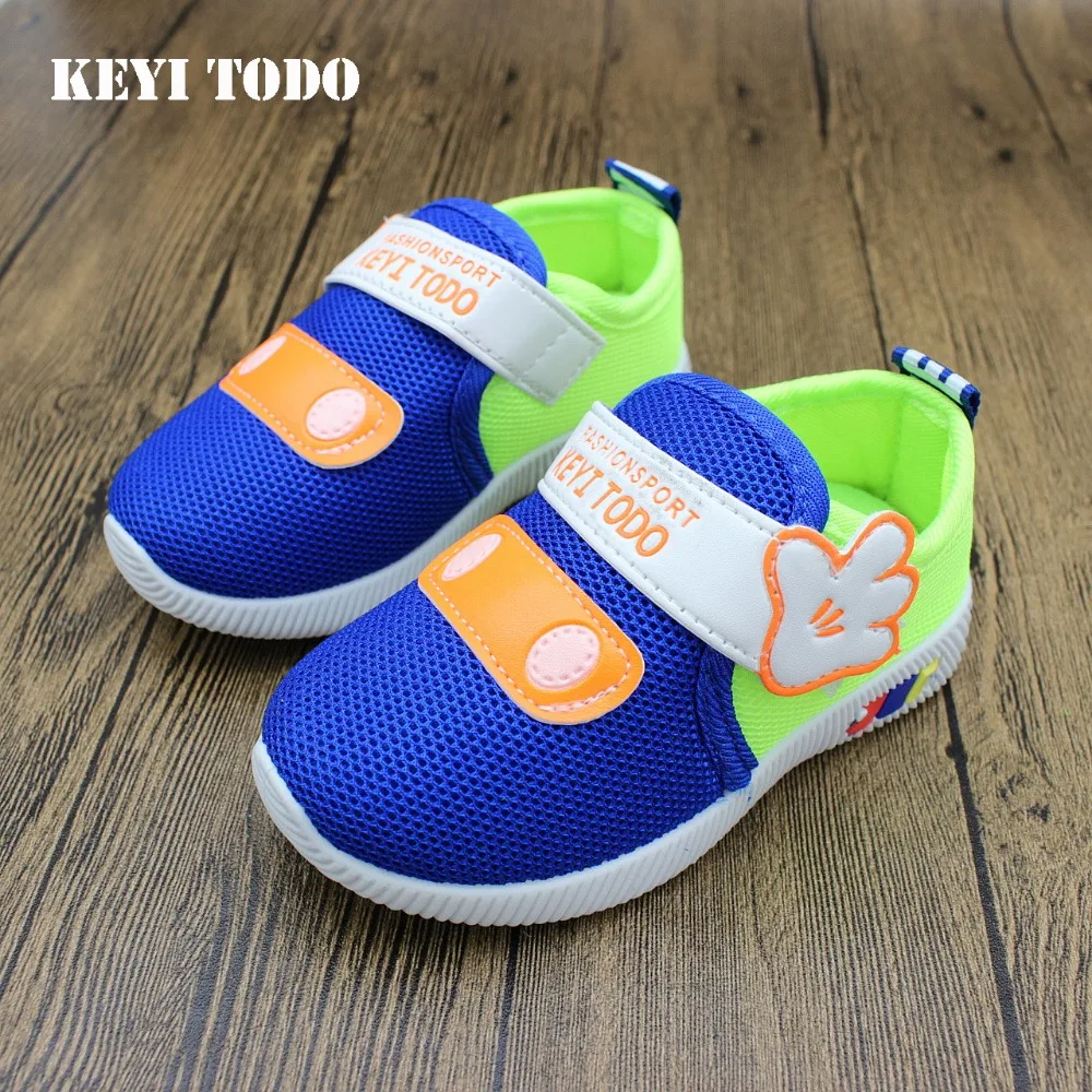 Spring autumn breathable kids shoes leisure girls boys shoes cute