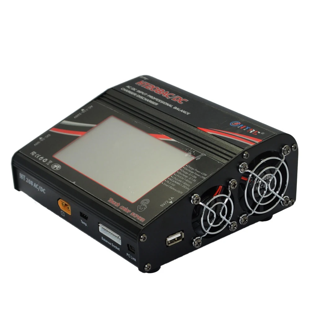 HTRC HT208 AC/DC 420W 20A 4 3 дюймов цветной ЖК дисплей сенсорный экран аккумулятор баланс
