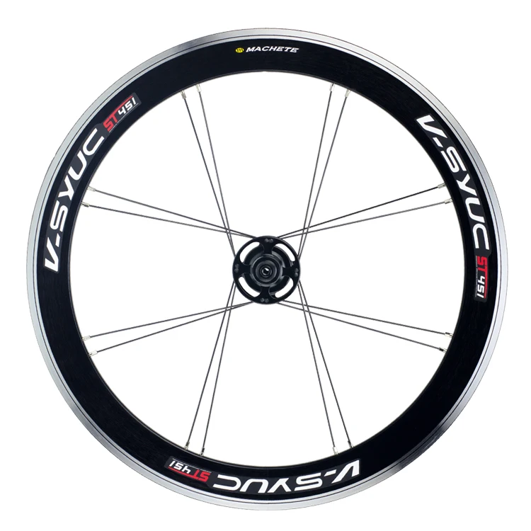 Sale 2018 new machete 20" 451 bike wheel Small Wheel for race 20 inch bicycle wheels 74/130 100/130 v brake 2
