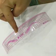 5 шт./партия пластиковый трафарет для бровей для постоянного макияжа бровей