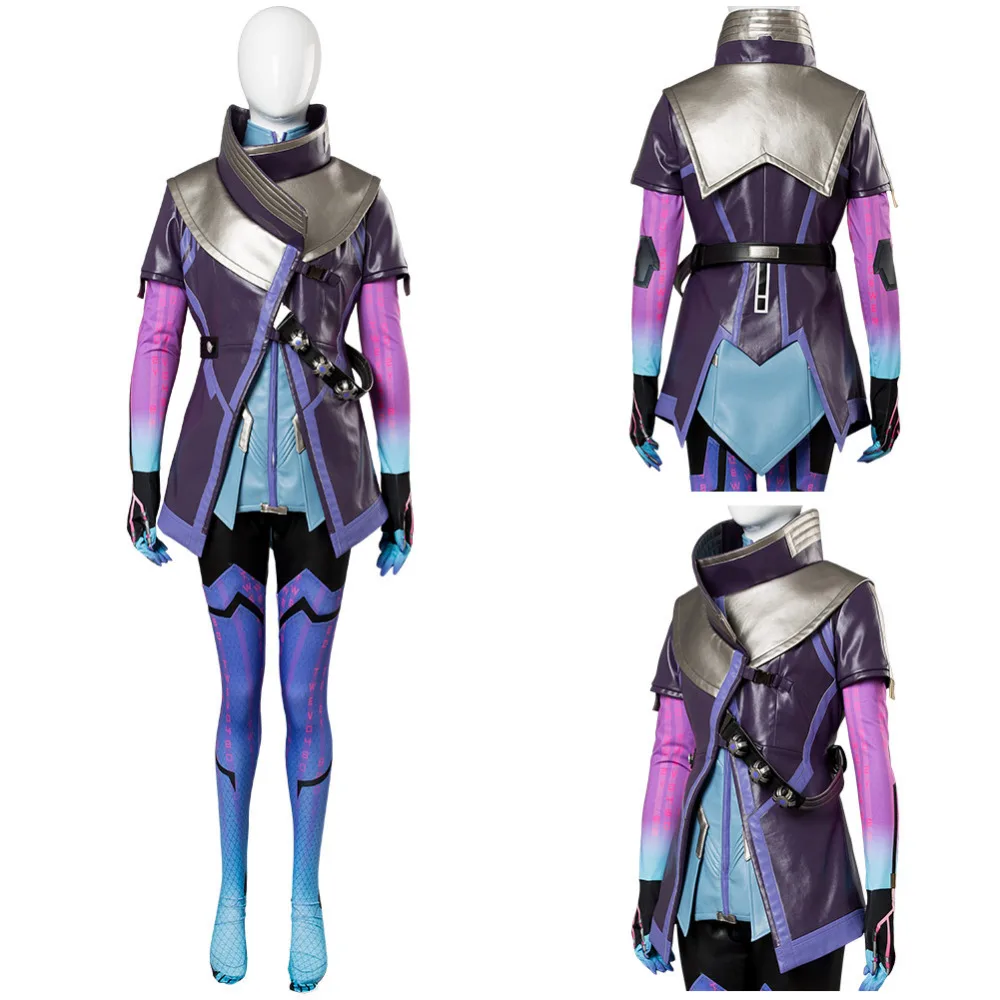 

Game Watch Over OW Cosplay Costume Hacker Sombra Nanosuit Cosplay Costume