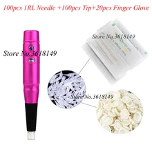 Professional Permanent Makeup Machine Pen for Embroidered Eyebrow Lip Eyeline 35000 r/min Eyebrow Tattoo Gun professional top end eyebrow lip eyeline permanent makeup tattoo machine pen kit digital power supply needles for body art
