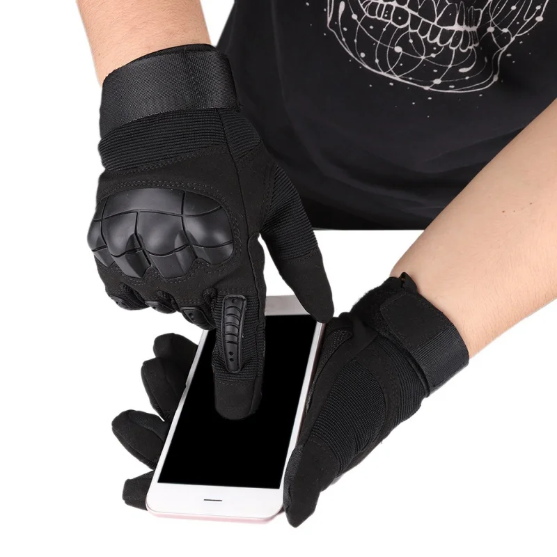 

Outdoor Cycling Gloves Full Finger Touch Screen Shockproof Winter Warm Gloves Bicycle Bike Motorcycle Hiking Gloves