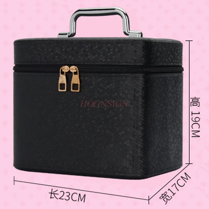 

Cosmetic Bag Large Capacity Box Multi Function Portable Storage Travel Bags Handbag Cosmetics Case Makeup Pack Make Up Packet