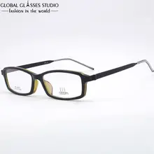 Высокого качества Для женщин TR90 Рамки черный и темно-желтый чистой объектива Очки Рамки/глаз Очки/оптический Рамки s производителя 2475 col.13