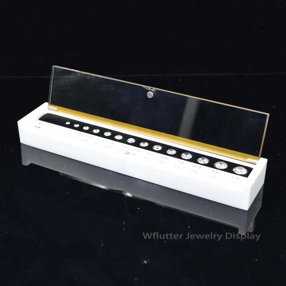 

Free Shipping Meteorite Gem Weight Test Diamond Diameter Sizer Gemstone Weight Comparison Tool Jewelry Sizer Props