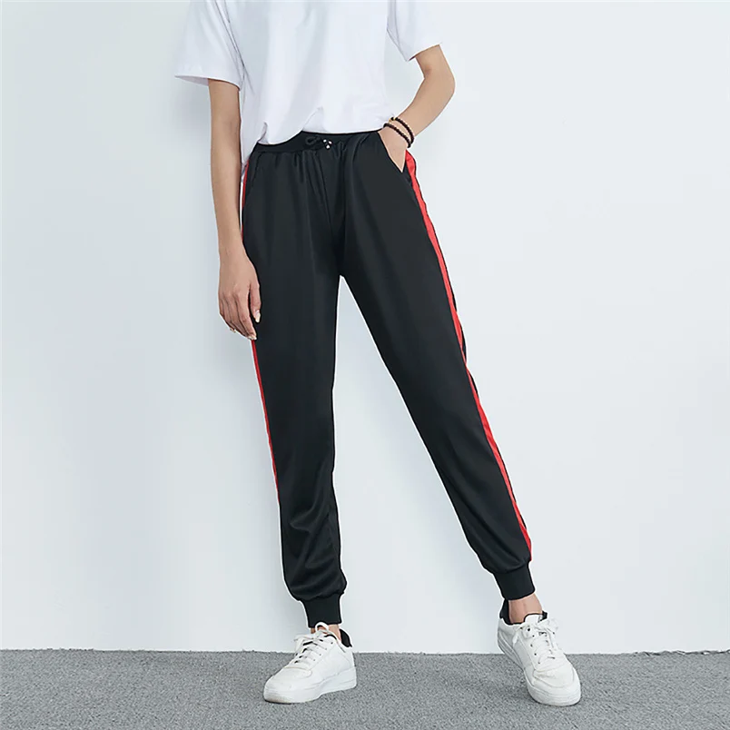 2018 Fashion Harem Pants Womens Autumn Casual Striped Hot Sale Sports Outwear Pants Hip Hop Pants Jogger Long Trousers F#S05 (6)