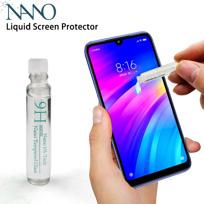 

Nano Liquid Screen Protector Tempered Glass For iPhone X XS 7 8 Universal Technology Film Xiaomi Redmi 7 Redmi7 3D 5D 6D 9H