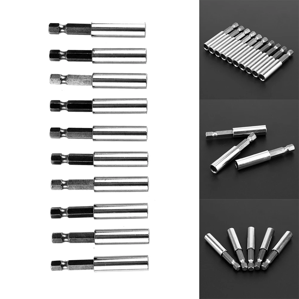 

Professional 10pcs 1/4 Inch Hex Shank Drill Bit Holder Extension Extender Screwdriver Extend Socket