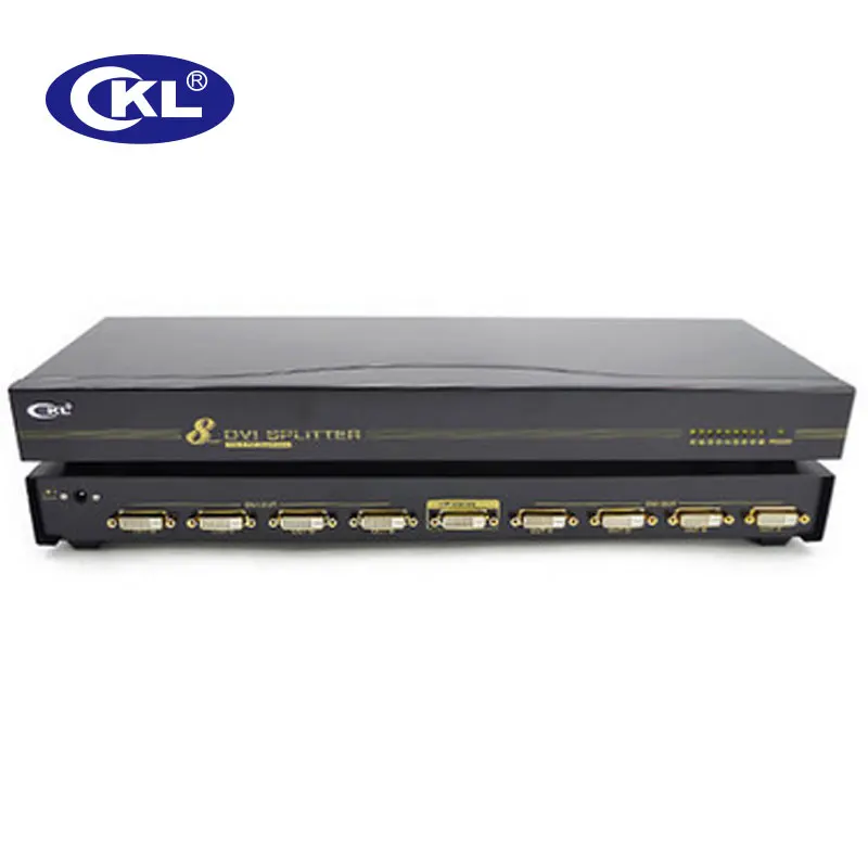 CKL 8 Порты и разъёмы разделитель DVI 1x8 DVI компонентов коробка Поддержка OSD горячая клавиша выбора DDC DDC2 DDC2B 1920*1080 DVI-98E