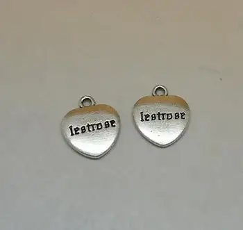 

Zinc alloy pendant jewelry accessories diy handmade material charms Small peach heart