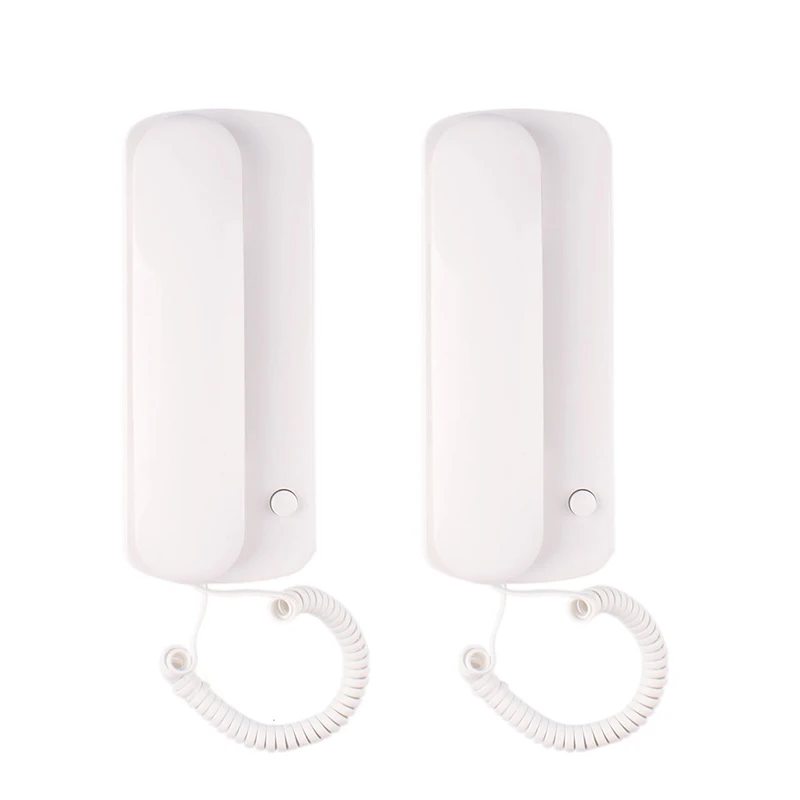 

Bidirectional call phone wired Non visual intercom doorbell a couple non-Visual two-way voice