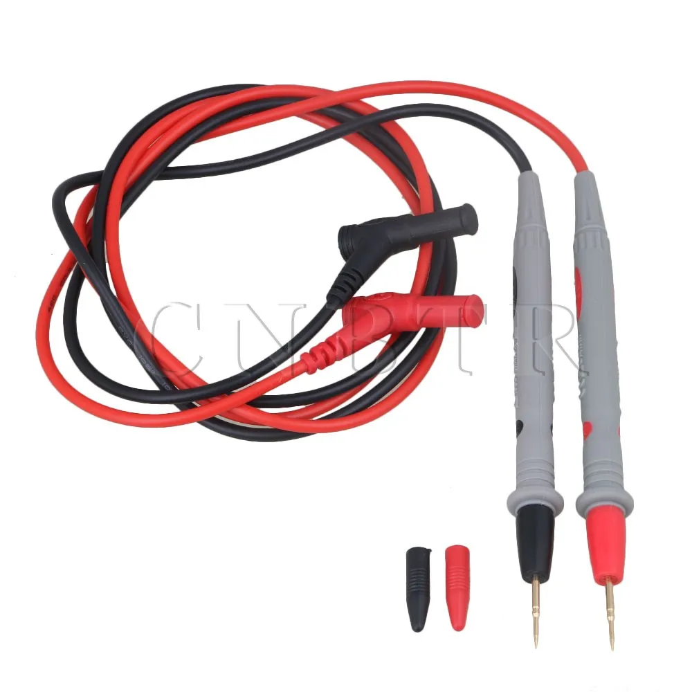 

CNBTR 11x80cm Rubber Universal Digital Multimeter Test Lead Probe Wire Utility Needle Pen 1000V Cable Sharp Nip 20A
