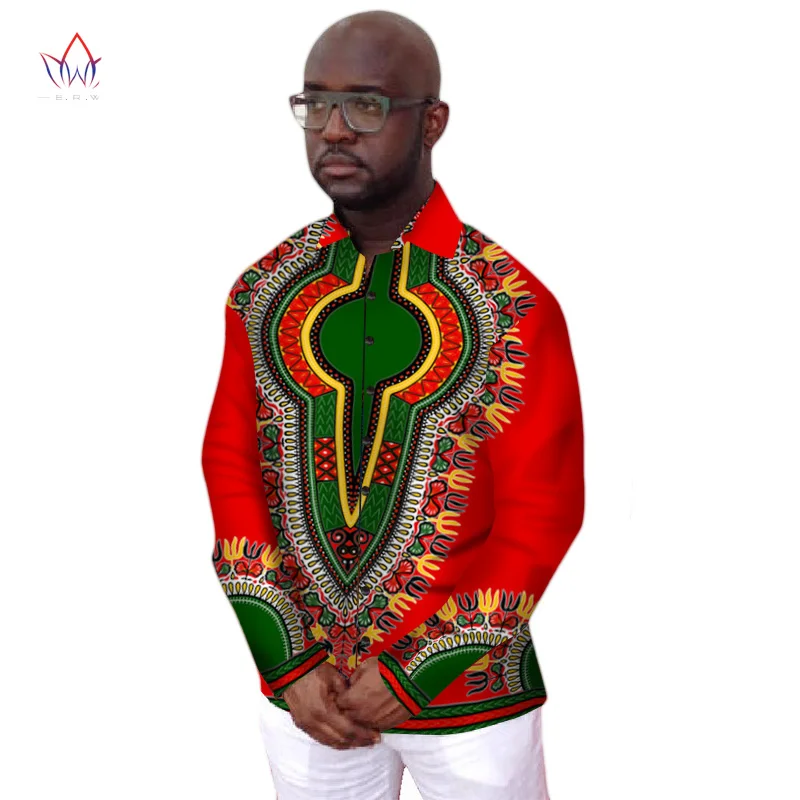 Частный настраиваемый конструкции брендовая одежда Дашики Для мужчин рубашка с длинным рукавом Дашики Африканский Костюмы Для мужчин S