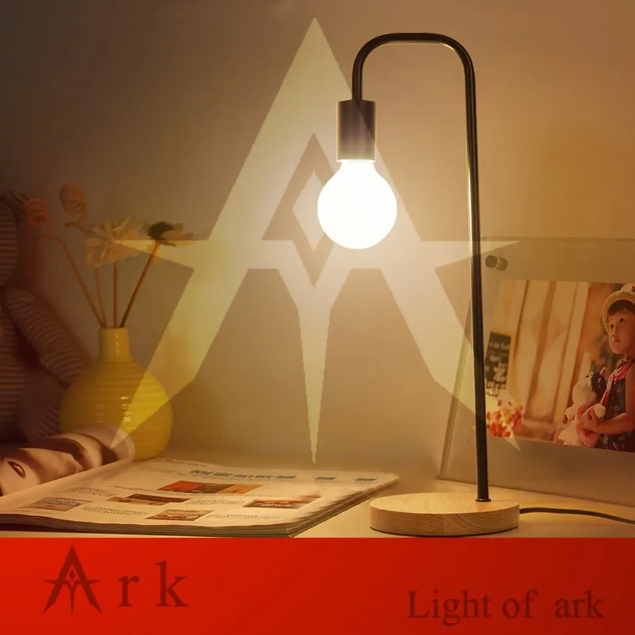 Ковчег свет Nordic простой общежитии стол творческая личность свет исследование современные деревянные Настольные лампы ночники для