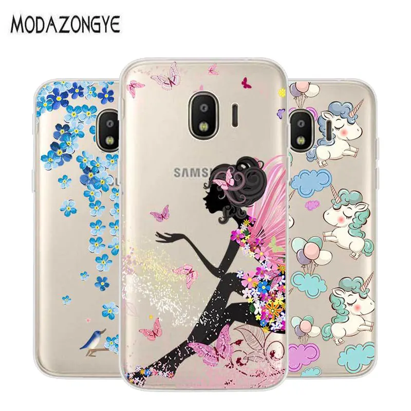 For Samsung Galaxy J2 2018 Case TPU Cartoon Painting J250F J250 SM-J250F Silicone Phone |