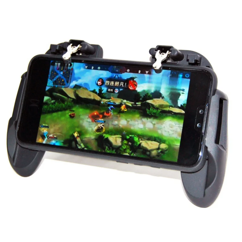  Upgrade H6 PUBG Mobile Phone Game Controller Joystick Cooling Fan Gamepad For iPhone SamSung Xiaomi