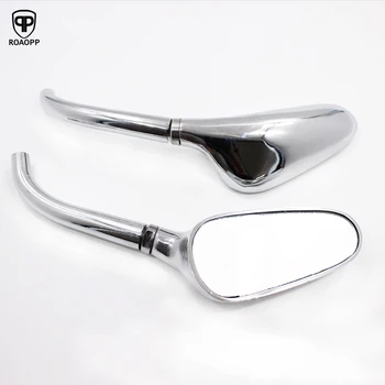 

ROAOPP Motorcycle Mirrors Club For Yamaha V-Star Vstar V Star XVS 1100 Silverado Harley Davidson Cross Bones V-Rod Night Street