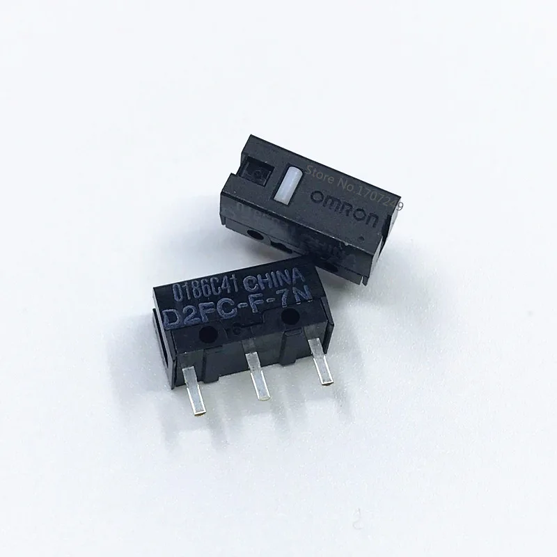 2Pcs original OMRON mouse micro switch D2FC-F-7N 10m 20m OF D2FC-F-K(50M) D2F D2F-F D2F-01 D2F-01L D2F-01FL D2F-01F-T D2F-F-3-7 light fan switch Wall Switches