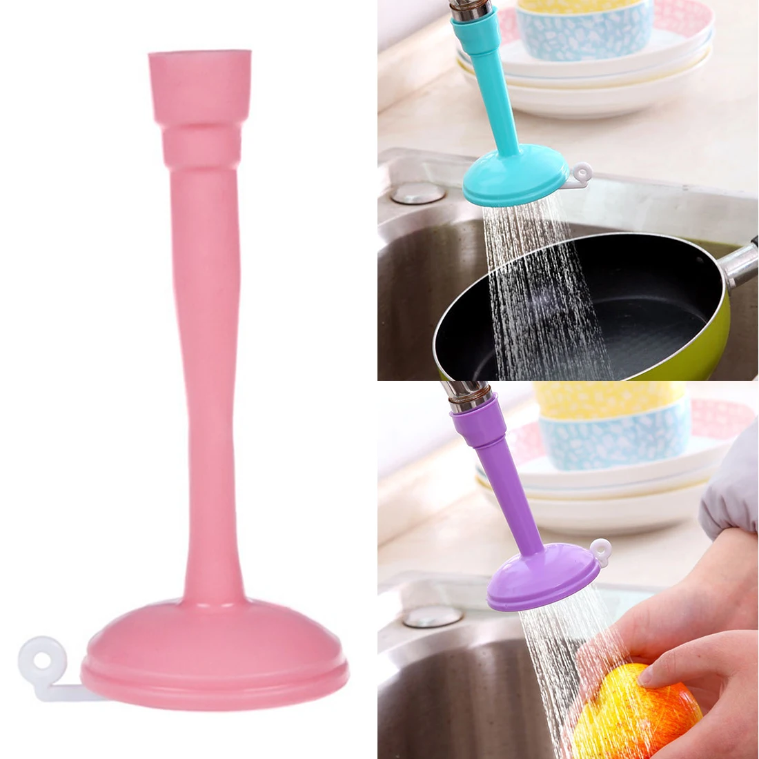 

Universal 360 Degree Rotatable Faucet Moveable Kitchen Tap Head Water Saving Filter Sprayer Recommended