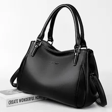 Women's Genuine Leather Handbag Large Leather Designer Big Tote Bags for Women 2019 Luxury Shoulder Bag Famous Brand Handbags esufeir genuine leather women handbag famous brand shoulder bag crocodile pattern leather luxury women bags designer casual tote