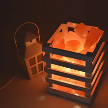 Креативная Мода Кристалл соляная лампа гостиная спальня настольные лампы атмосферная настольная лампа Свадебные украшения освещение в помещении