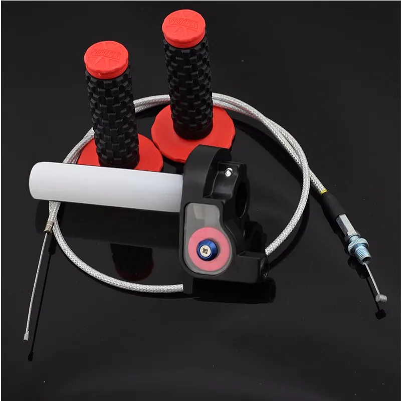 Aluminum Throttle Grip Quick Twist Gas throttle Settle with throttle