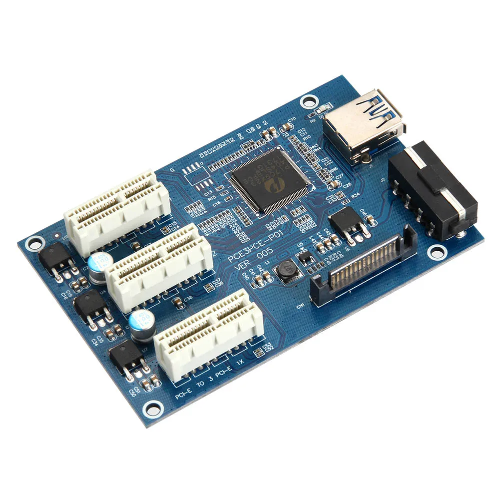 Высокое качество PCI e Express 1X до 3 портов переключатель мультипликатор концентратор