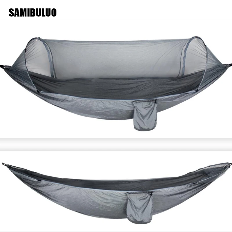 SAMIBULUO Outdoors  Automatic Fast Easy Hammock With Mosquito Net Tree Tent Portable Lightweight Hammocks