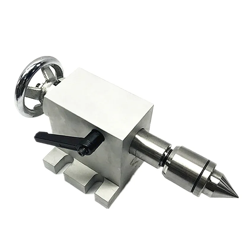 CNC Activity Tailstock Dividing Head for CNC Lathe Machine Woodworking Lathe Chucks 4th Axis