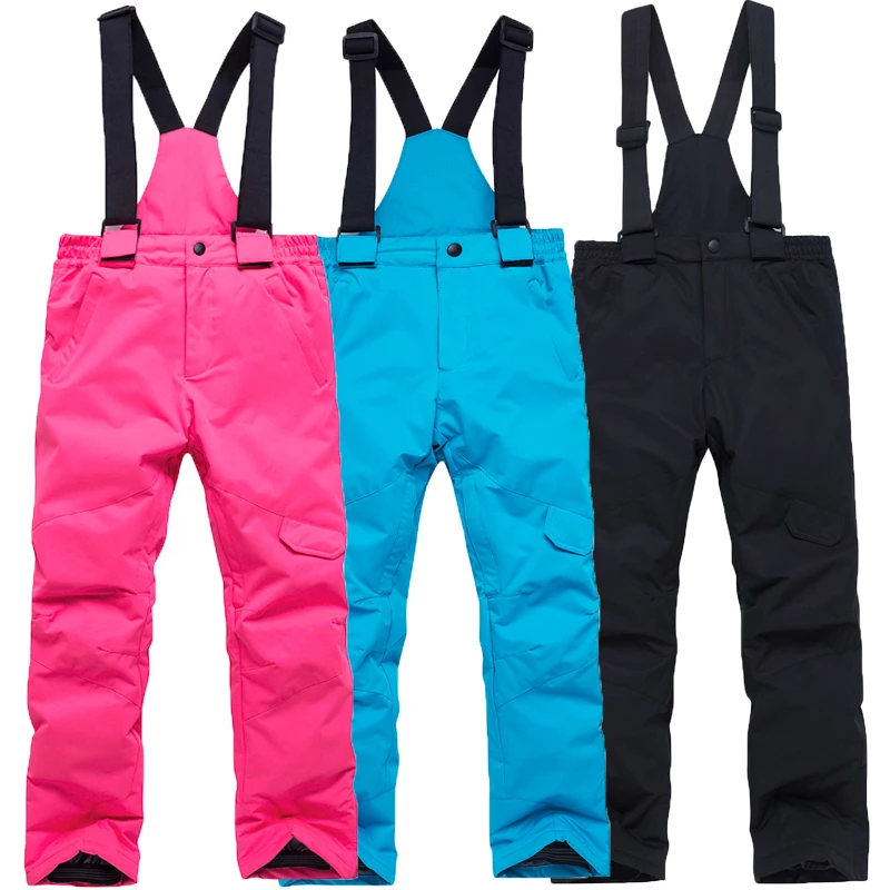 

Skiing Pants Boys Girls Ski Pants Kids Warm Windproof Waterproof Snow Snowboarding Pants Children Outdoor Winter Trousers