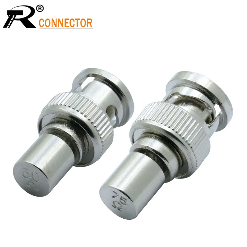 

4pcs BNC MALE TERMINATOR BNC Male Plug Terminator Termination 50OHM/75OHM RF Adapter
